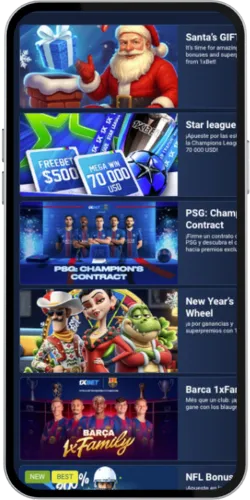 1xBet Busca la seccion de ofertas